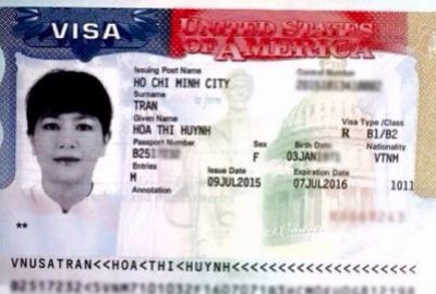 Gia hạn Visa du lịch Mỹ của Chị Trần Thị Huỳnh Hoa